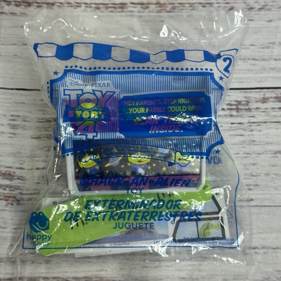 2019 Mcdonalds Disney Toy Story 4 WHACK-AN-ALIEN #2 Happy Meal Toy - Picture 1 of 5